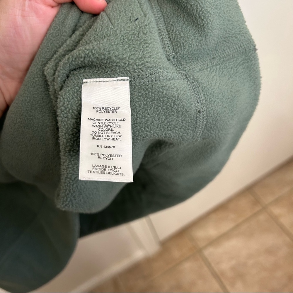Vineyard Vines Harbor Fleece Men's Green Crewneck Sweater Size L - Picture 7 of 8